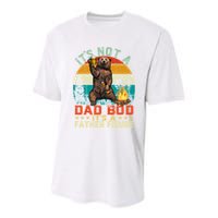 It's Not A Dad Bod It's A Father Figure Funny Bear Fathers Meaningful Gift Youth Performance Sprint T-Shirt