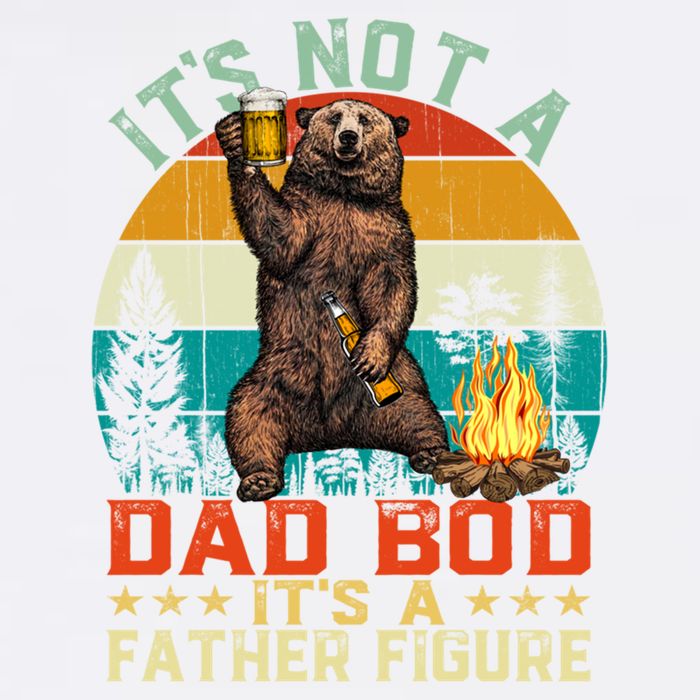 It's Not A Dad Bod It's A Father Figure Funny Bear Fathers Meaningful Gift Youth Performance Sprint T-Shirt