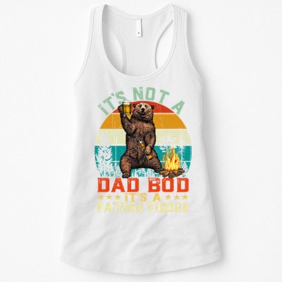 It's Not A Dad Bod It's A Father Figure Funny Bear Fathers Meaningful Gift Womens Tank Top