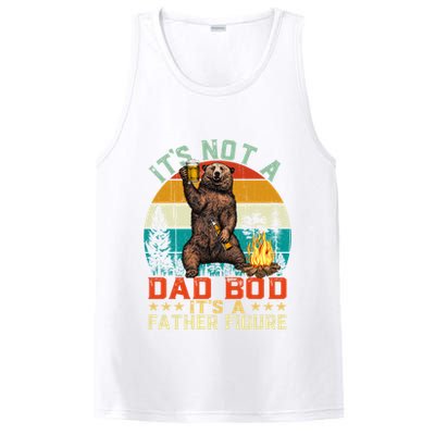It's Not A Dad Bod It's A Father Figure Funny Bear Fathers Meaningful Gift PosiCharge Competitor Tank