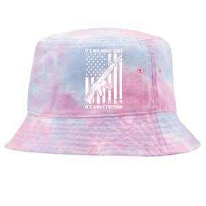 It's Not About Guns It's About Freedom Usa Ar15 Pro Gun Tie-Dyed Bucket Hat