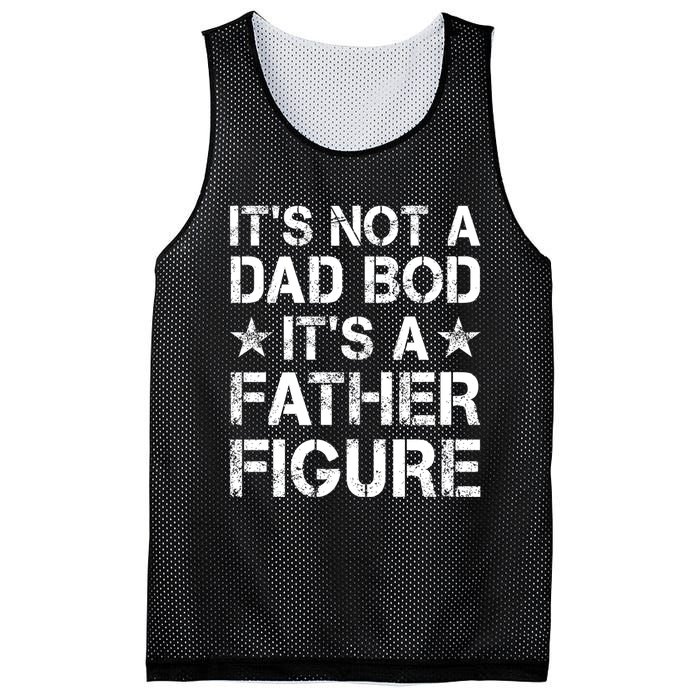 ItS Not A Dad Bod ItS A Father Figure Dad Joke Funny Mesh Reversible Basketball Jersey Tank