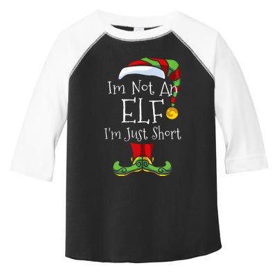 Im Not An Elf Family Christmas Pjs Matching Toddler Fine Jersey T-Shirt