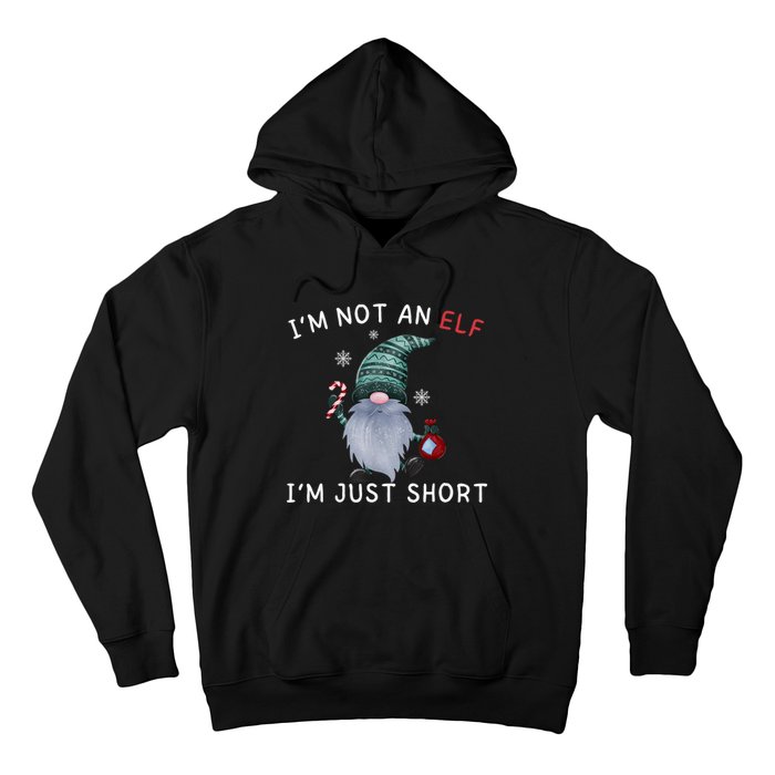 Im Not An Elf Im Just Short Funny Christmas Matching Family Hoodie