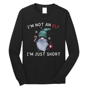 Im Not An Elf Im Just Short Funny Christmas Matching Family Long Sleeve Shirt