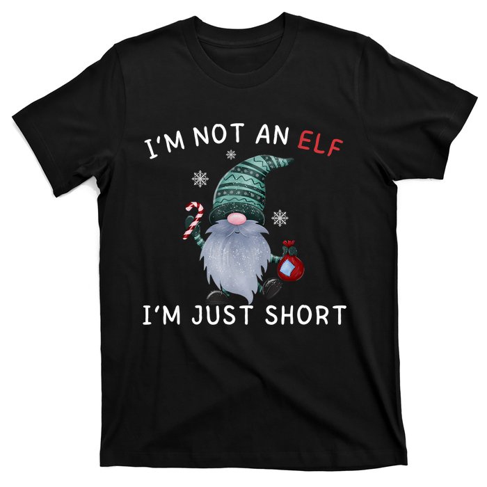 Im Not An Elf Im Just Short Funny Christmas Matching Family T-Shirt