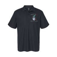 Im Not An Elf Im Just Short Funny Christmas Matching Family Softstyle Adult Sport Polo