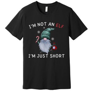 Im Not An Elf Im Just Short Funny Christmas Matching Family Premium T-Shirt