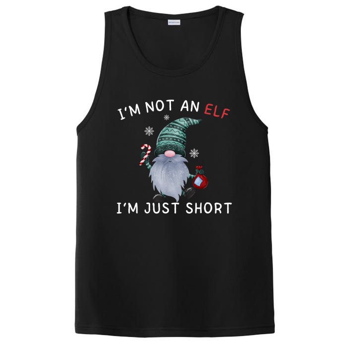 Im Not An Elf Im Just Short Funny Christmas Matching Family PosiCharge Competitor Tank