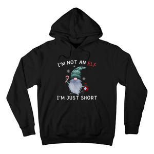 Im Not An Elf Im Just Short Funny Christmas Matching Family Tall Hoodie