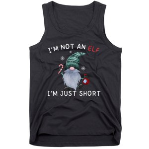 Im Not An Elf Im Just Short Funny Christmas Matching Family Tank Top