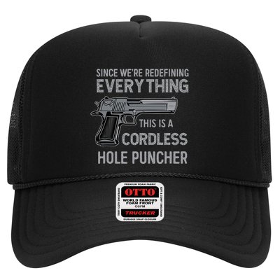 Its Not A Gun Meme Its A Cordless Hole Puncher Funny Trucker Hat