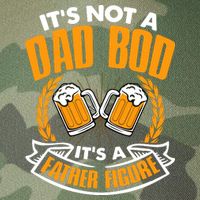 It's Not A Dad Bod It's A Father Figure Drinking Beer Legacy Tie Dye Trucker Hat