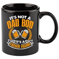 It's Not A Dad Bod It's A Father Figure Drinking Beer 11oz C Handle Ceramic Mug