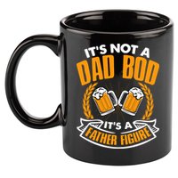 It's Not A Dad Bod It's A Father Figure Drinking Beer 11oz C Handle Ceramic Mug