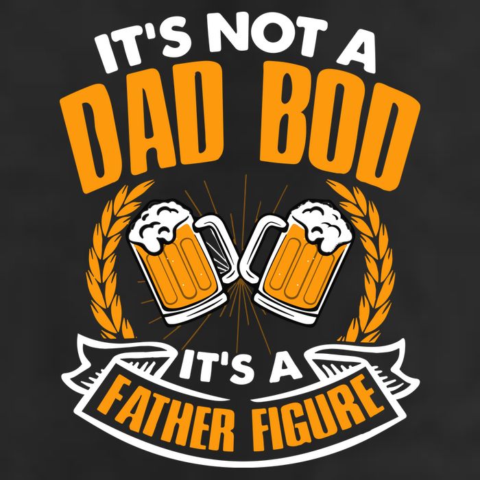 It's Not A Dad Bod It's A Father Figure Drinking Beer Microfiber Hand Towel