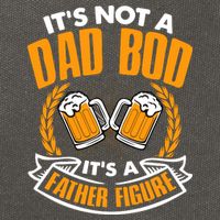 It's Not A Dad Bod It's A Father Figure Drinking Beer Cotton Canvas Backpack