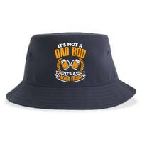 It's Not A Dad Bod It's A Father Figure Drinking Beer Sustainable Bucket Hat