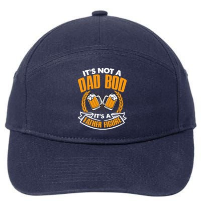 It's Not A Dad Bod It's A Father Figure Drinking Beer 7-Panel Snapback Hat