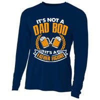 It's Not A Dad Bod It's A Father Figure Drinking Beer Cooling Performance Long Sleeve Crew