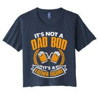 It's Not A Dad Bod It's A Father Figure Drinking Beer Crop Top