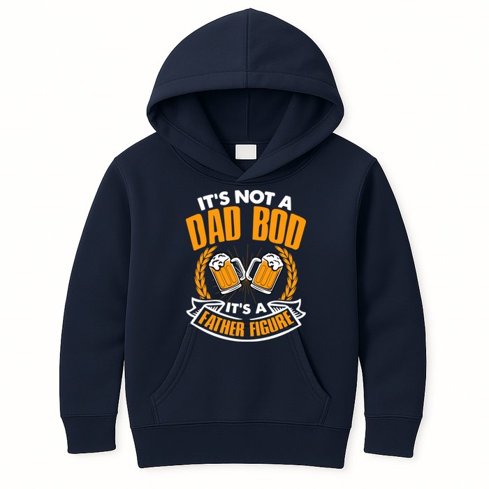 It's Not A Dad Bod It's A Father Figure Drinking Beer Kids Hoodie