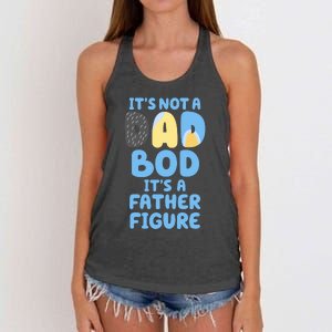 Its Not A Dad Bod Its A Father Figure Dad Bod Women's Knotted Racerback Tank