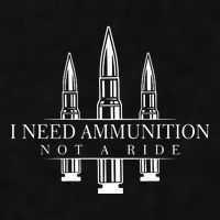 I Need Ammunition Not A Ride Ladies PosiCharge Tri-Blend Wicking Tank