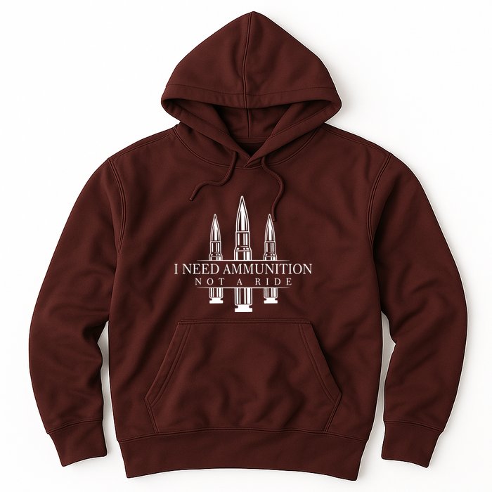 I Need Ammunition Not A Ride Hoodie