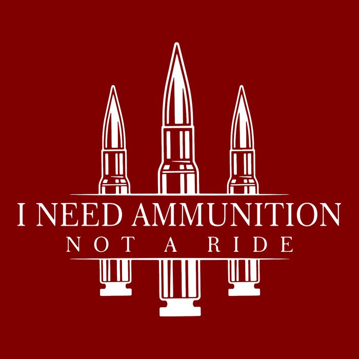 I Need Ammunition Not A Ride Visor