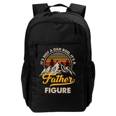 It's Not A Dad Bod It's A Father Figure Sunset Retro Vintage Backpack