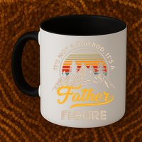 It's Not A Dad Bod It's A Father Figure Sunset Retro Vintage Mug