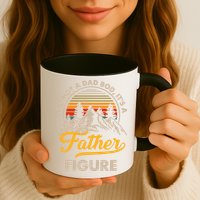 It's Not A Dad Bod It's A Father Figure Sunset Retro Vintage Mug