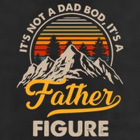 It's Not A Dad Bod It's A Father Figure Sunset Retro Vintage Tumbler