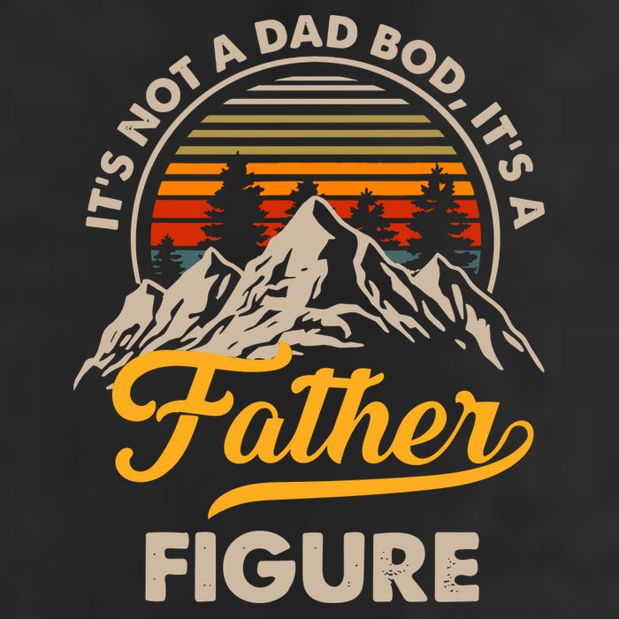 It's Not A Dad Bod It's A Father Figure Sunset Retro Vintage Tumbler