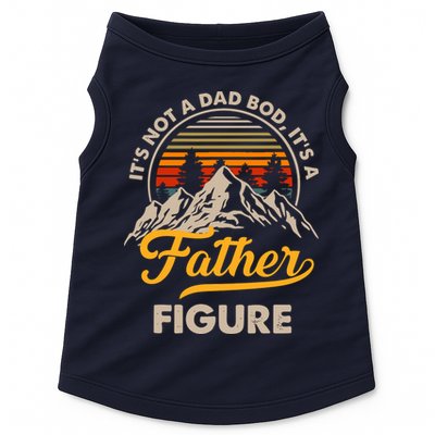 It's Not A Dad Bod It's A Father Figure Sunset Retro Vintage Doggie Tank