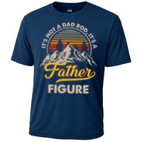 It's Not A Dad Bod It's A Father Figure Sunset Retro Vintage Performance Shirt