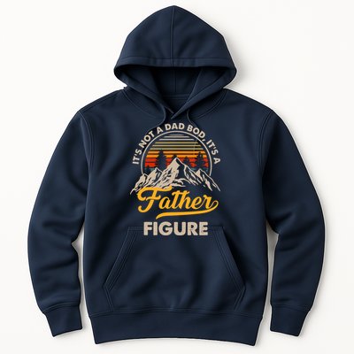 It's Not A Dad Bod It's A Father Figure Sunset Retro Vintage Hoodie