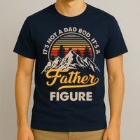It's Not A Dad Bod It's A Father Figure Sunset Retro Vintage T-Shirt