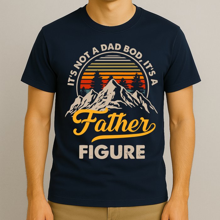 It's Not A Dad Bod It's A Father Figure Sunset Retro Vintage T-Shirt
