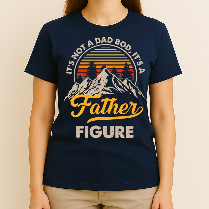 It's Not A Dad Bod It's A Father Figure Sunset Retro Vintage T-Shirt