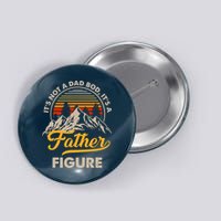 It's Not A Dad Bod It's A Father Figure Sunset Retro Vintage Button