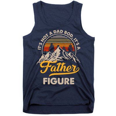 It's Not A Dad Bod It's A Father Figure Sunset Retro Vintage Tank Top