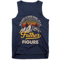 It's Not A Dad Bod It's A Father Figure Sunset Retro Vintage Tank Top