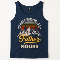 It's Not A Dad Bod It's A Father Figure Sunset Retro Vintage Tank Top