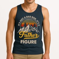 It's Not A Dad Bod It's A Father Figure Sunset Retro Vintage Tank Top