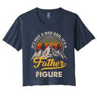 It's Not A Dad Bod It's A Father Figure Sunset Retro Vintage Crop Top