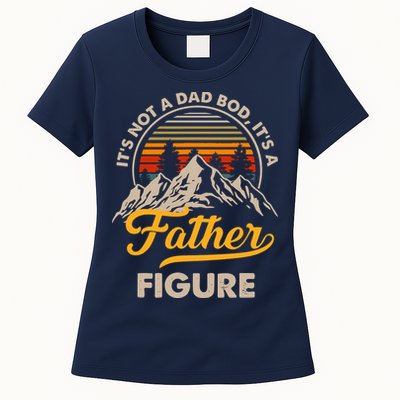 It's Not A Dad Bod It's A Father Figure Sunset Retro Vintage Womens T-Shirt