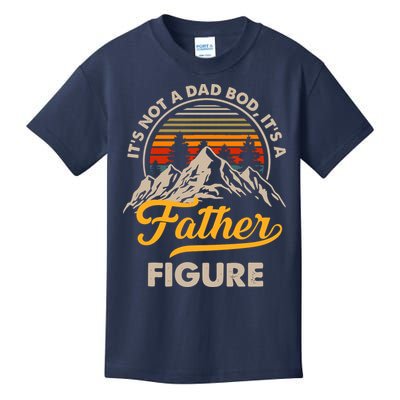 It's Not A Dad Bod It's A Father Figure Sunset Retro Vintage Kids T-Shirt