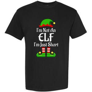 I'm Not An Elf Family Christmas Pjs Matching Garment-Dyed Heavyweight T-Shirt